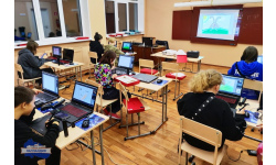 Остановка в посёлке Нивский завершена, и мы в восторге от того, что создали наши юные кванторианцы!