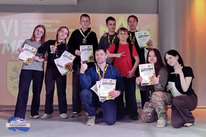 «Лапландцы» достойно выступили на соревнованиях спортивному мечу «Меч Фьорда»