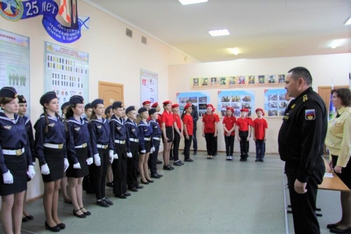 В Североморске открыли первую комнату юнармейца