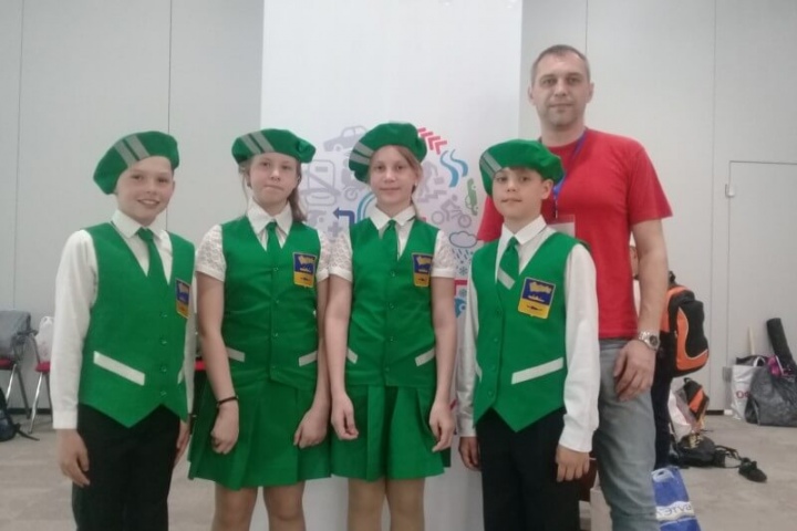 Школьники Мурманской области приняли участие во Всероссийском конкурсе юных инспекторов движения «Безопасное Kолесо - 2019», который прошёл в Казани