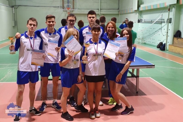 Завершились Соревнования по настольному теннису 56 Спартакиады студентов образовательных организаций высшего образования Мурманской области