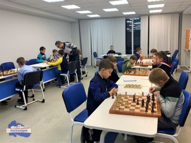 В центре «Лапландия» состоялся Рождественский блиц-турнир по шахматам