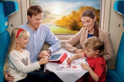 Семьи с детьми могут купить билеты на поезд по льготным тарифам