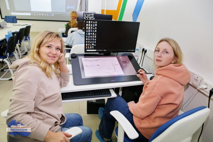 В Лапландии педагоги осваивают основы компьютерной графики