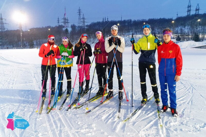 Профильная смена «Лыжные гонки» стартовала в Центре выявления и поддержки одаренных детей и молодежи Мурманской области «Полярная звезда»