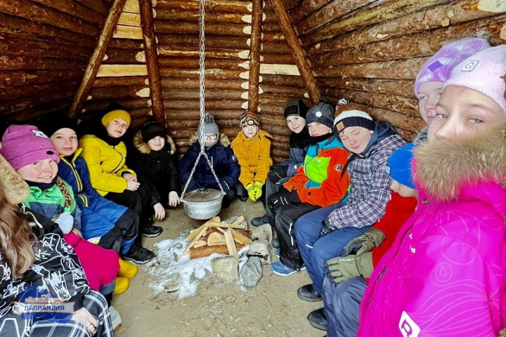 Обучающиеся центра «Лапландия» съездили в гости к Кольским Саамам