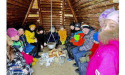 Обучающиеся центра «Лапландия» съездили в гости к Кольским Саамам