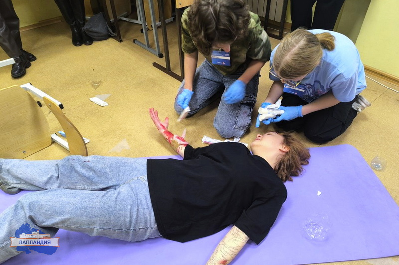 Воспитанники клуба «Норд», состоящие в «Движении Первых», приняли участие в региональном этапе Всероссийского проекта «Первая помощь»