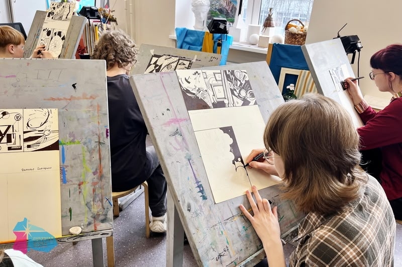 Завершена профильная смена «Художественная композиция: гармония формы и цвета»