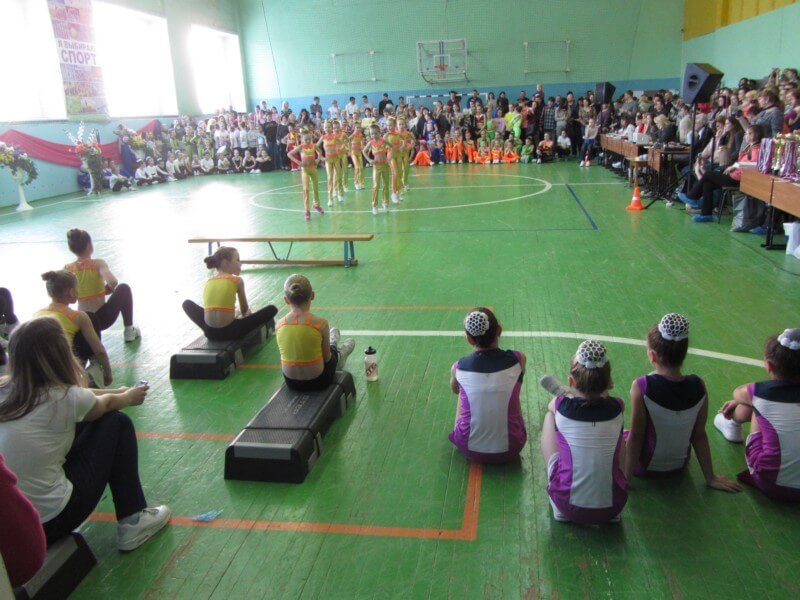 В центре «Лапландия» состоялись областные соревнования по фитнес-аэробике «Фитнес в школу»