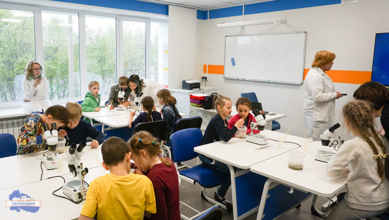 В детском технопарке «Кванториум-51» состоялся мастер-класс для мурманских школьников