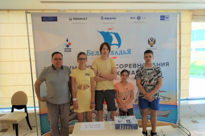 Команда юных шахматистов Заполярья заняла 64 место на Всероссийских соревнованиях «Белая ладья»
