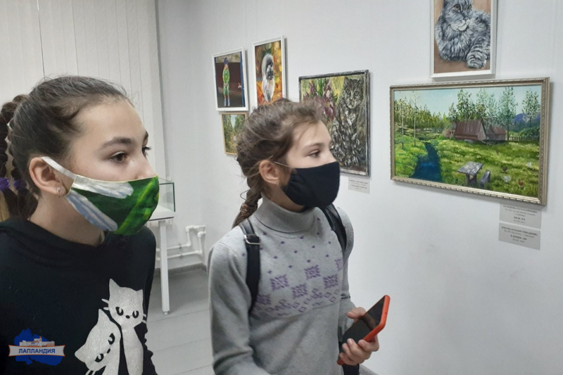 В рамках «Недели искусств» кванторианцы посетили выставку Мурманского областного художественного музея