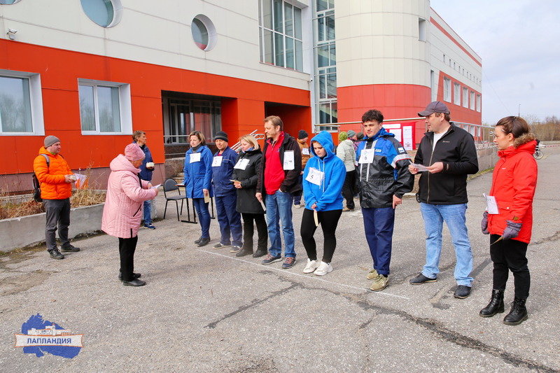 Коллектив центра «Лапландия» принял участие в соревнованиях по спортивному ориентированию